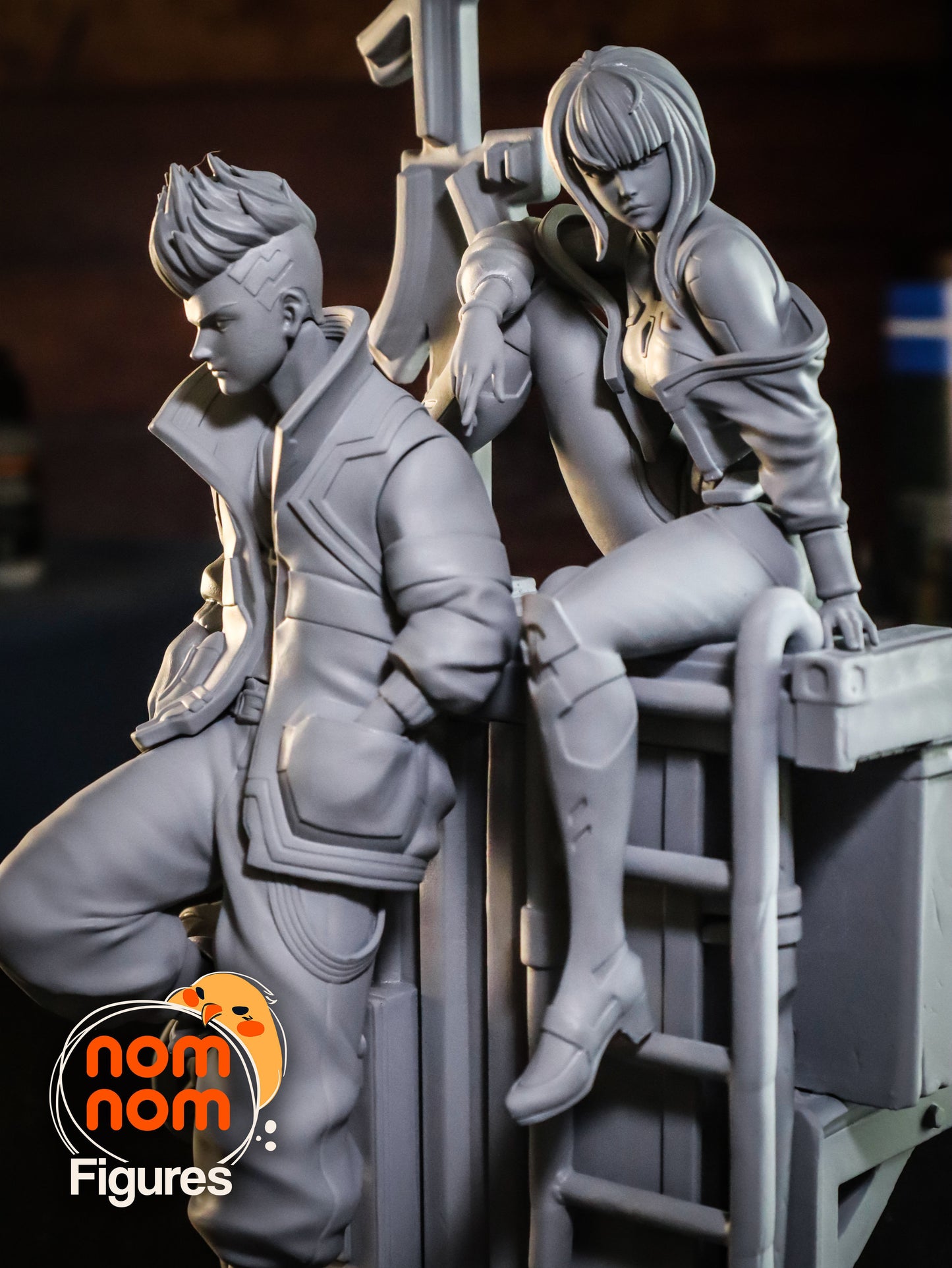 Lucy x David Cyberpunk Edgerunners 3D Print Model