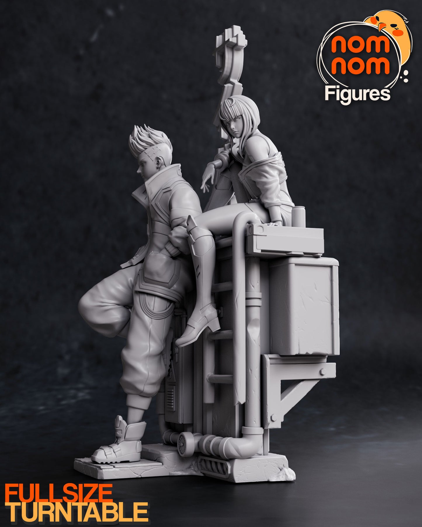 Lucy x David Cyberpunk Edgerunners 3D Print Model