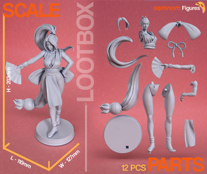 Mai Shiranui - King of Fighters 3D Print Model