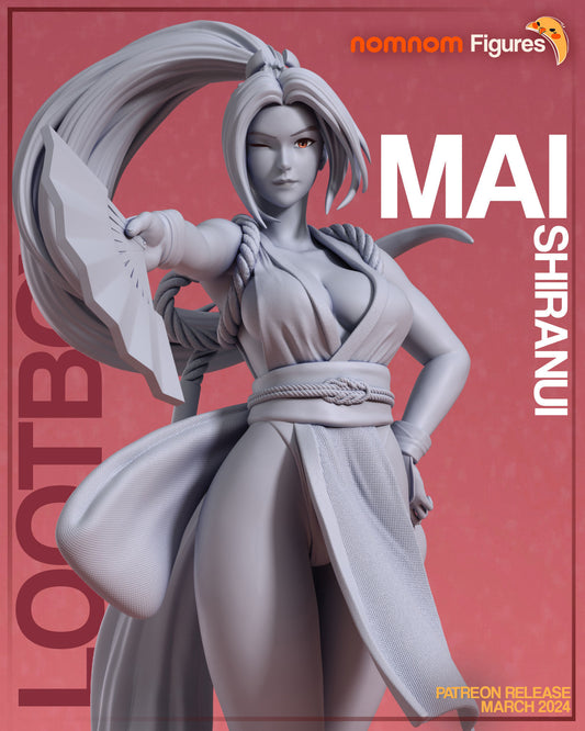 Mai Shiranui - King of Fighters 3D Print Model