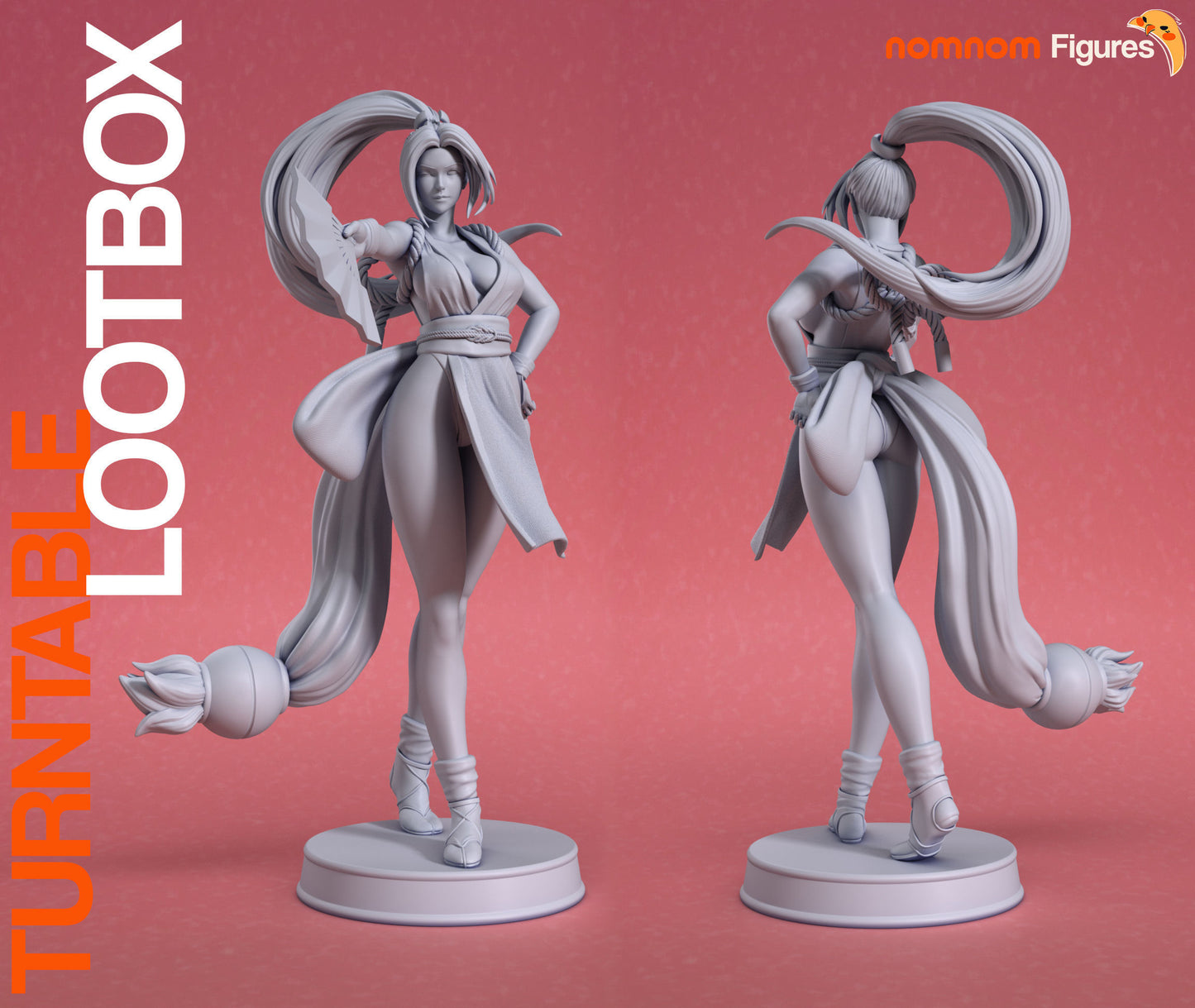 Mai Shiranui - King of Fighters 3D Print Model