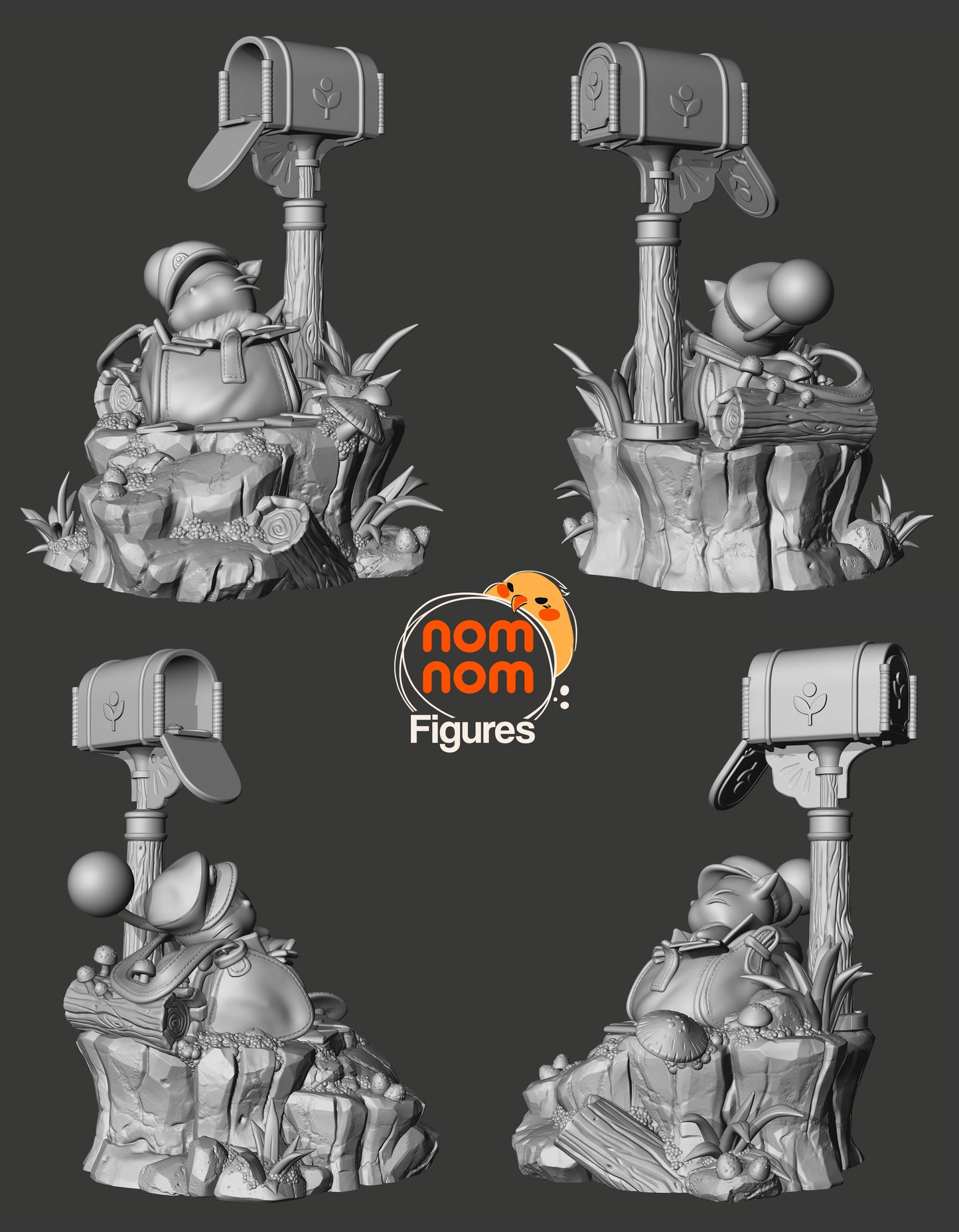 Mail Moogle 3D Print Model