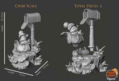 Mail Moogle 3D Print Model