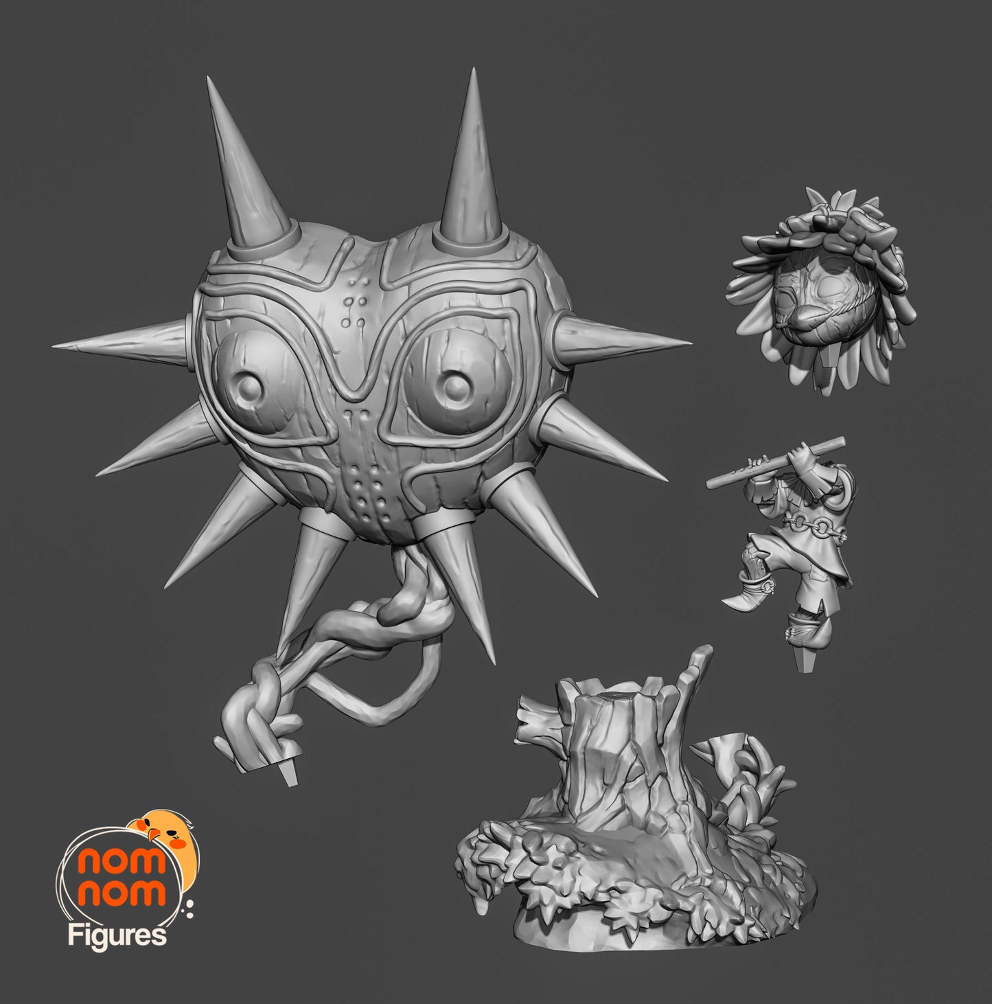 Majora Skull Kid - Zelda 3D Print Model