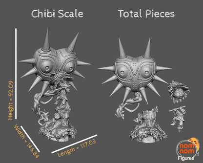 Majora Skull Kid - Zelda 3D Print Model