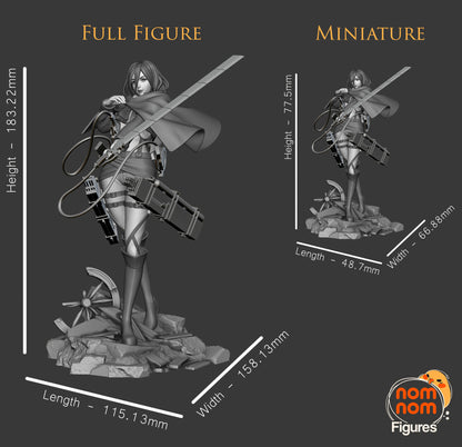 Mikasa Ackerman Stand Alone - Attack on Titan 3D Print Model