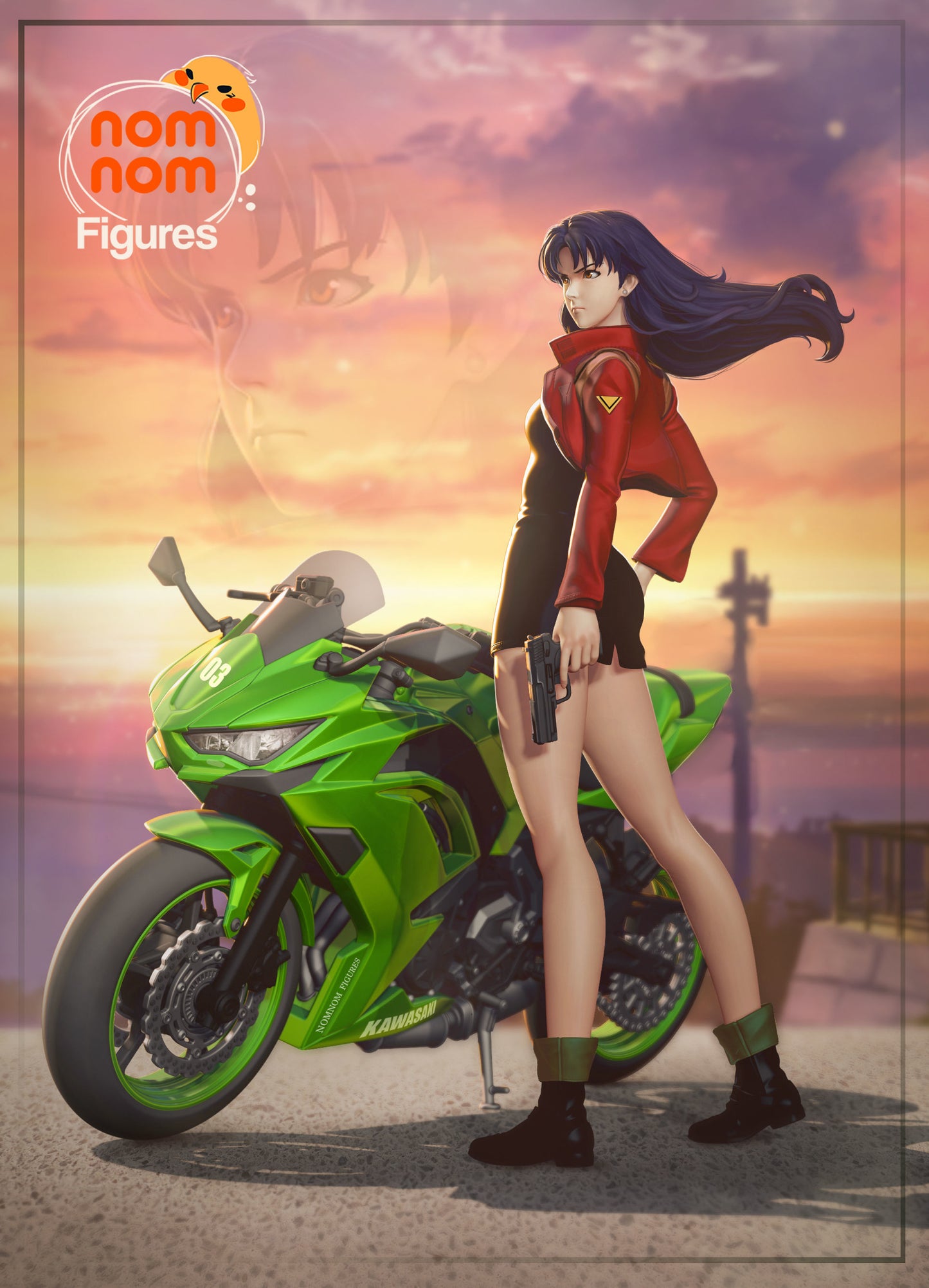 Misato - Neon Genesis Evangelion 3D Print Model