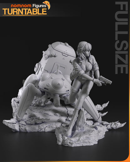 Motoko Kusanagi - Ghost in the Shell 3D Print Model