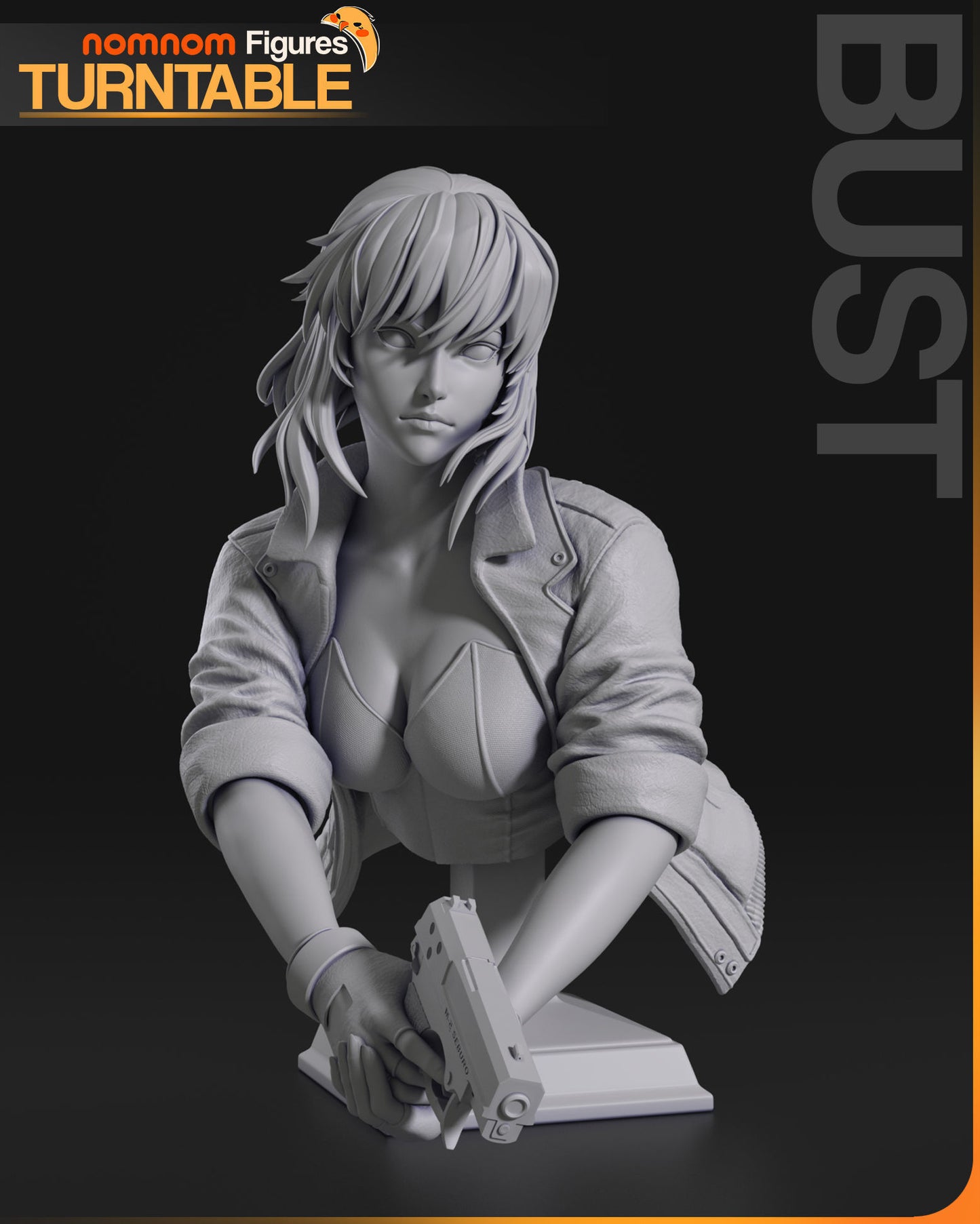 Motoko Kusanagi - Ghost in the Shell 3D Print Model