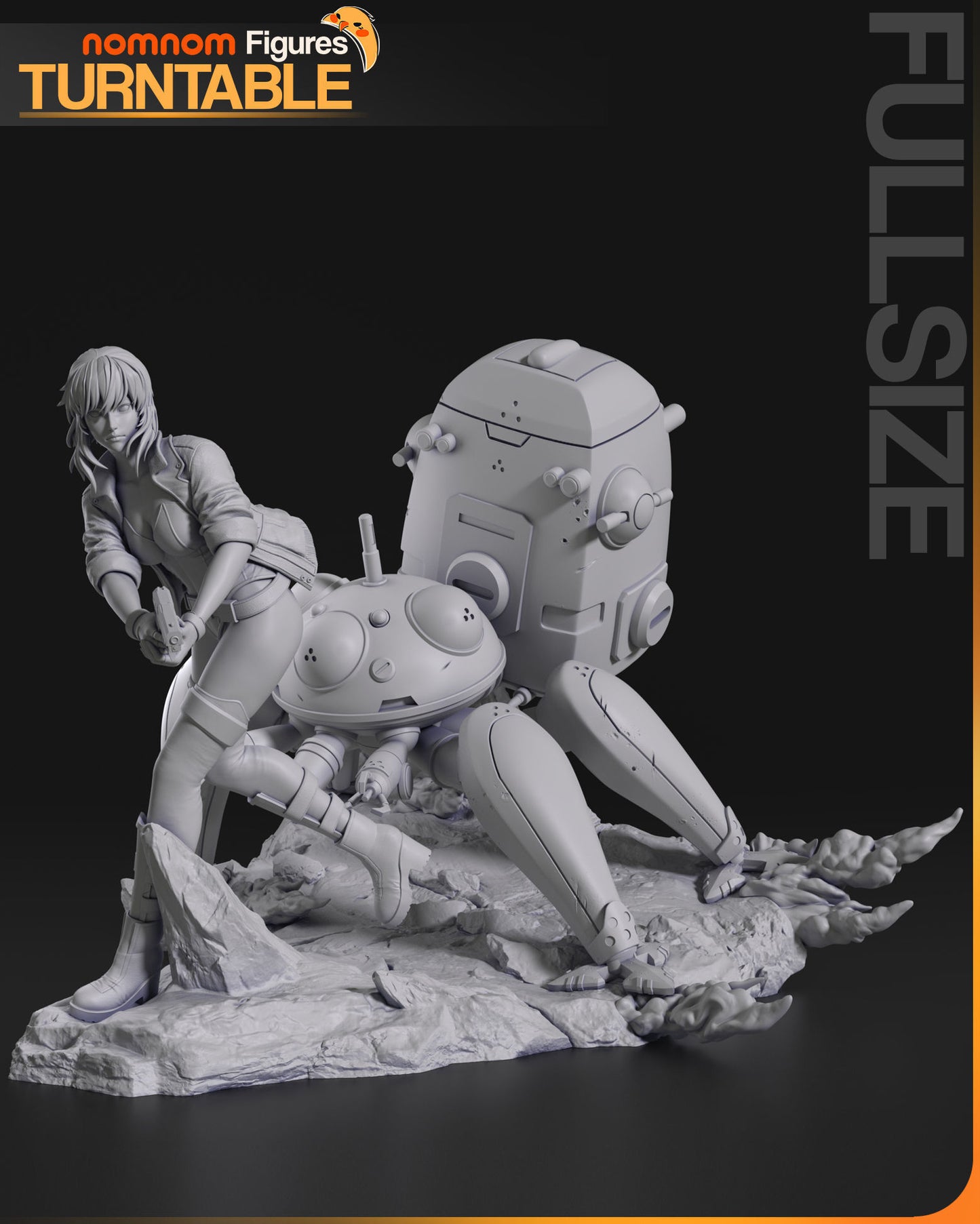 Motoko Kusanagi - Ghost in the Shell 3D Print Model