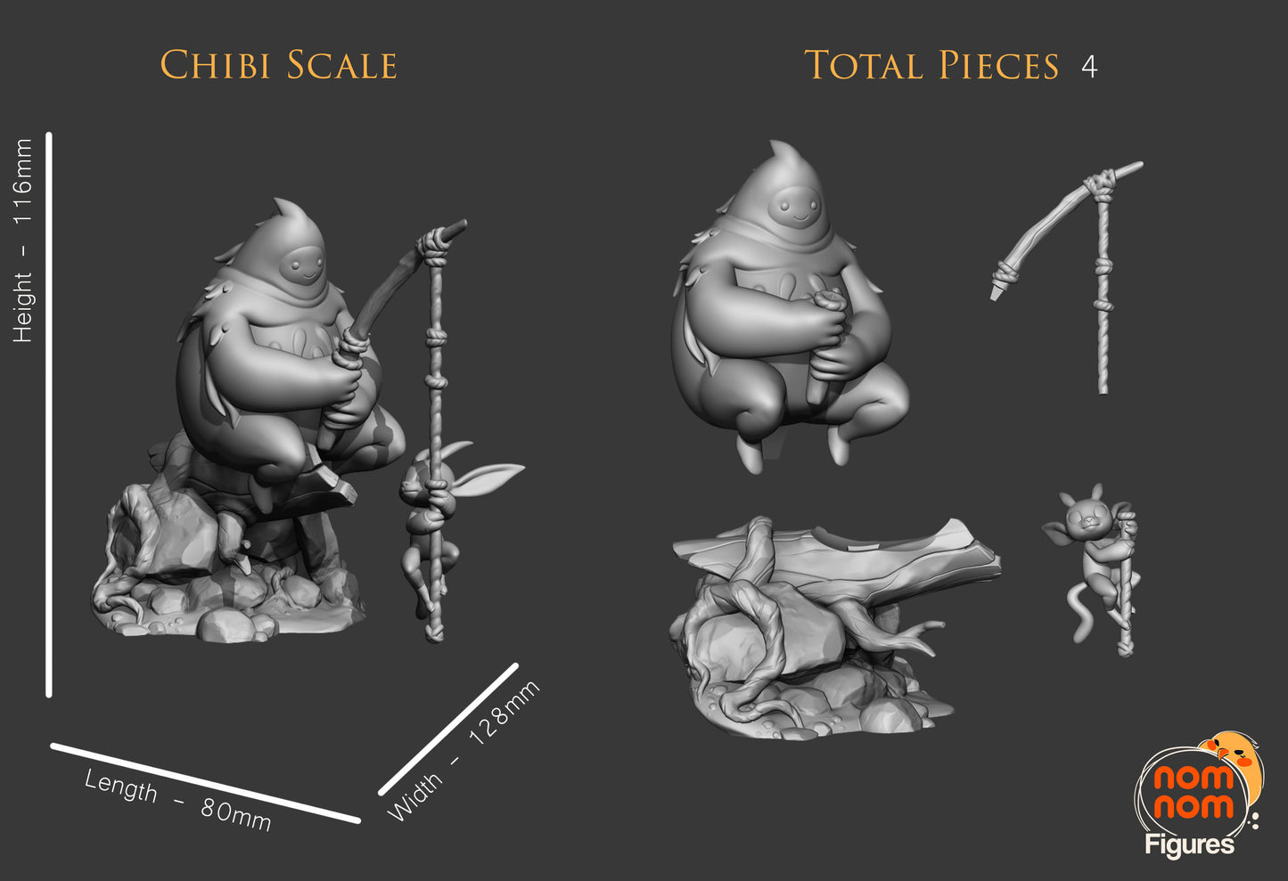 Ori and Naru - Ori and the Blind Forest 3D Print Model