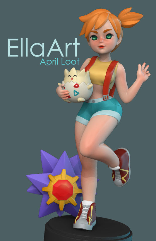 Pokemon Misty 3D Print Model