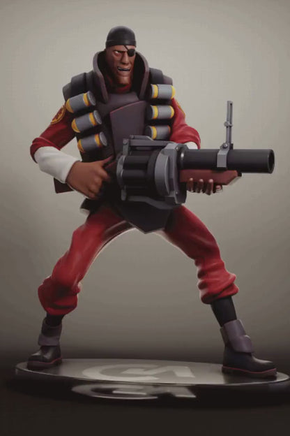 Demoman from Team Fortress 2 - Collectible 3d printed statues - Home Decor - Custom Gift and Painted Versions Available!