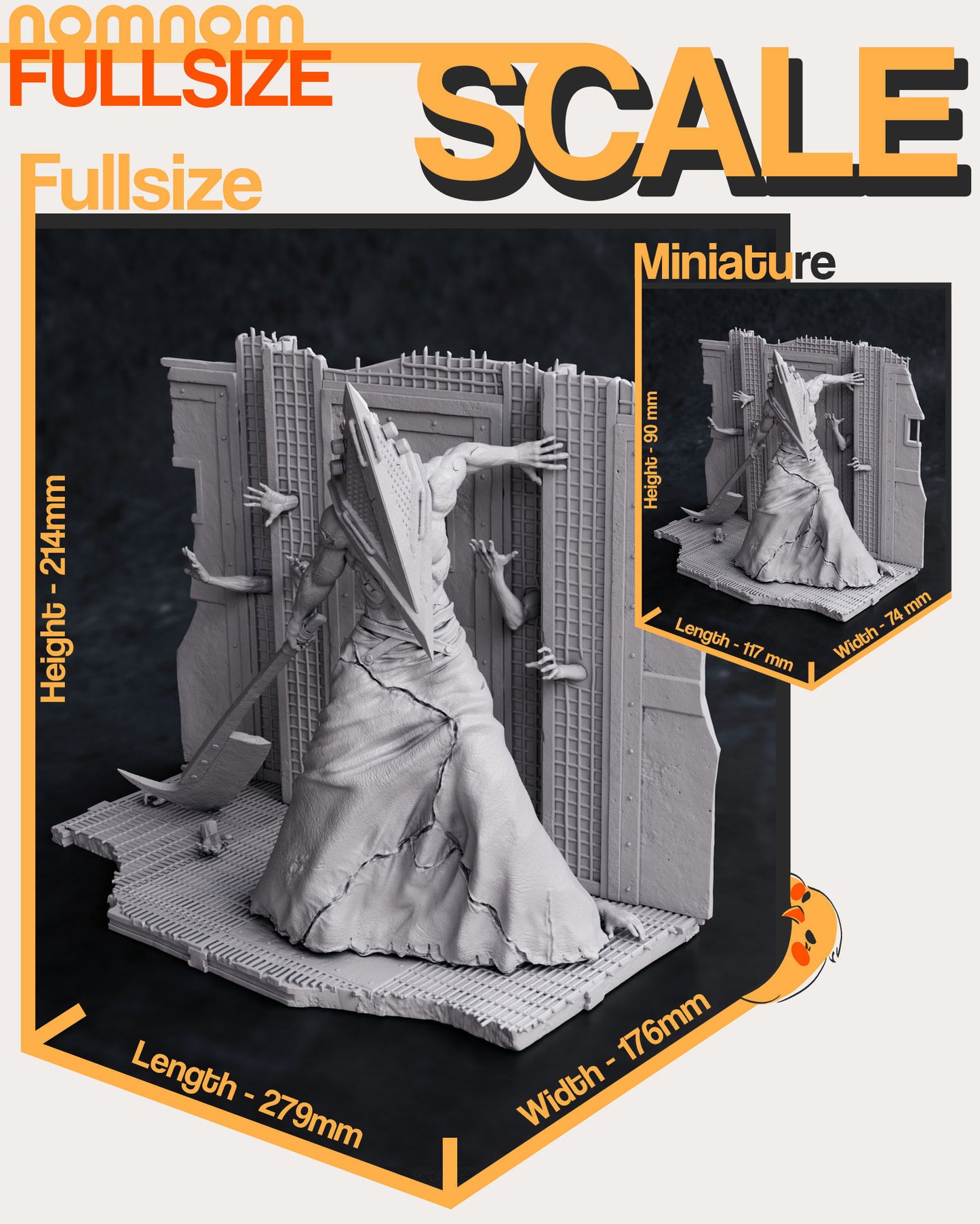 Pyramid Head from Silent Hill 3D Print Model