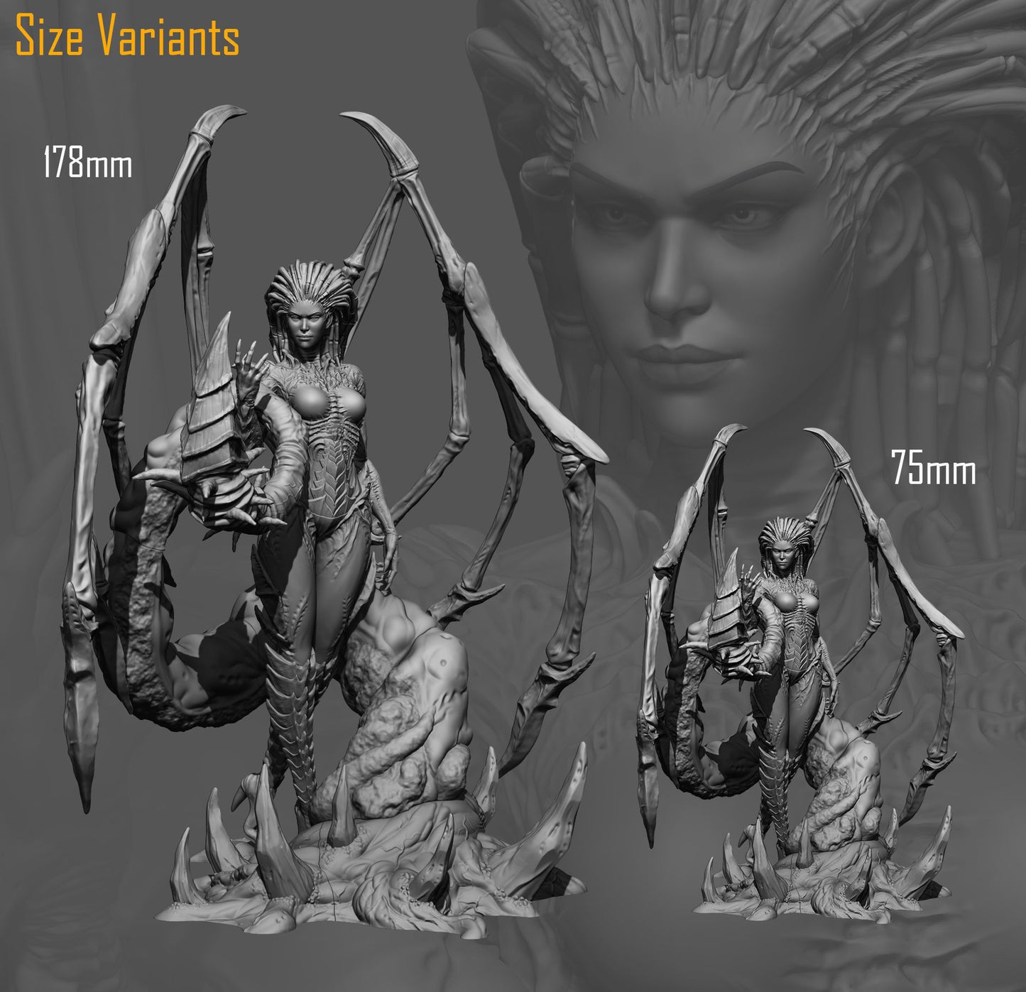 Queen of Blades - Starcraft 3D Print Model