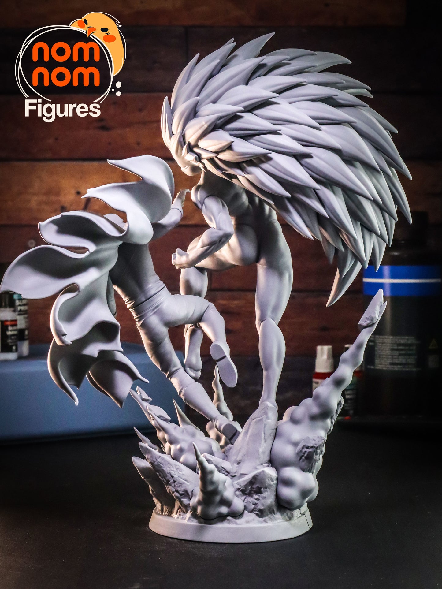 Saitama vs Boros - One Punch Man 3D Print Model