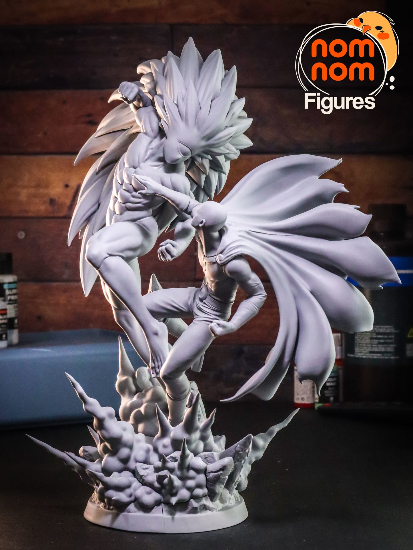 Saitama vs Boros - One Punch Man 3D Print Model