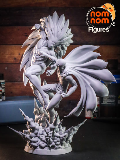 Saitama vs Boros - One Punch Man 3D Print Model