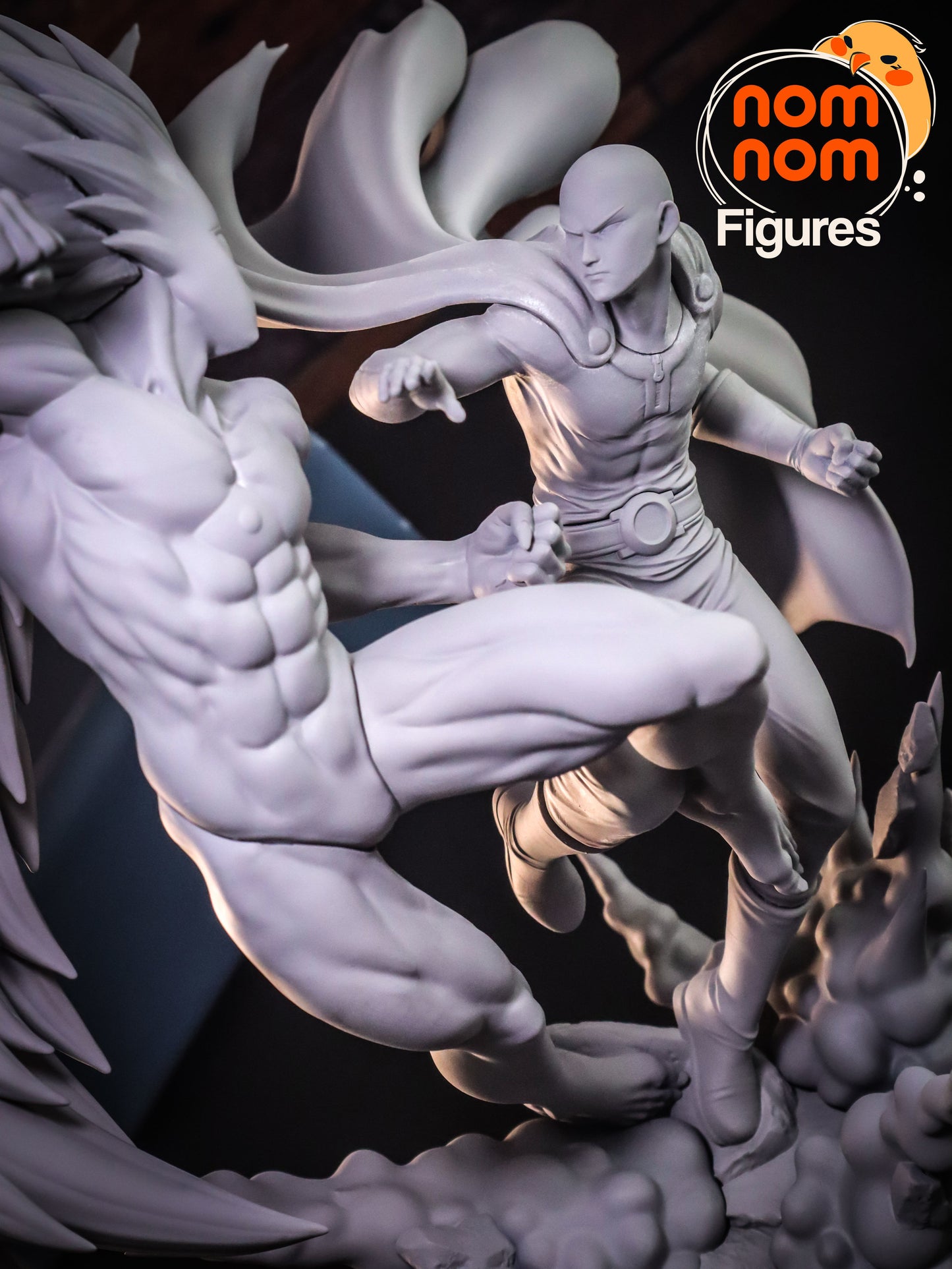 Saitama vs Boros - One Punch Man 3D Print Model