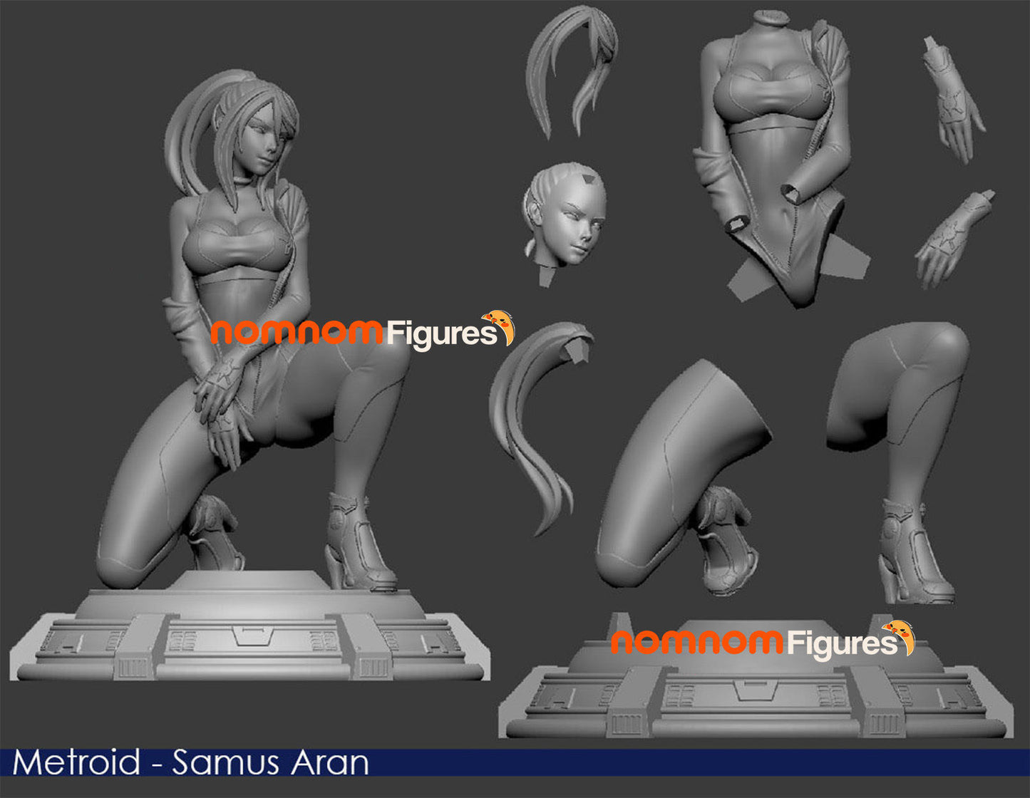 Samus Aran - Version 1 3D Print Model