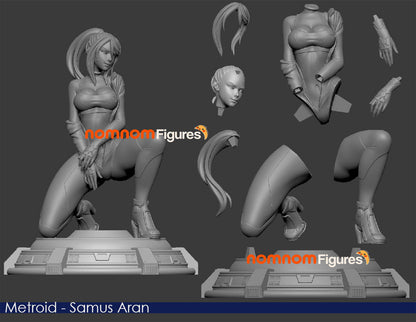 Samus Aran - Version 1 3D Print Model