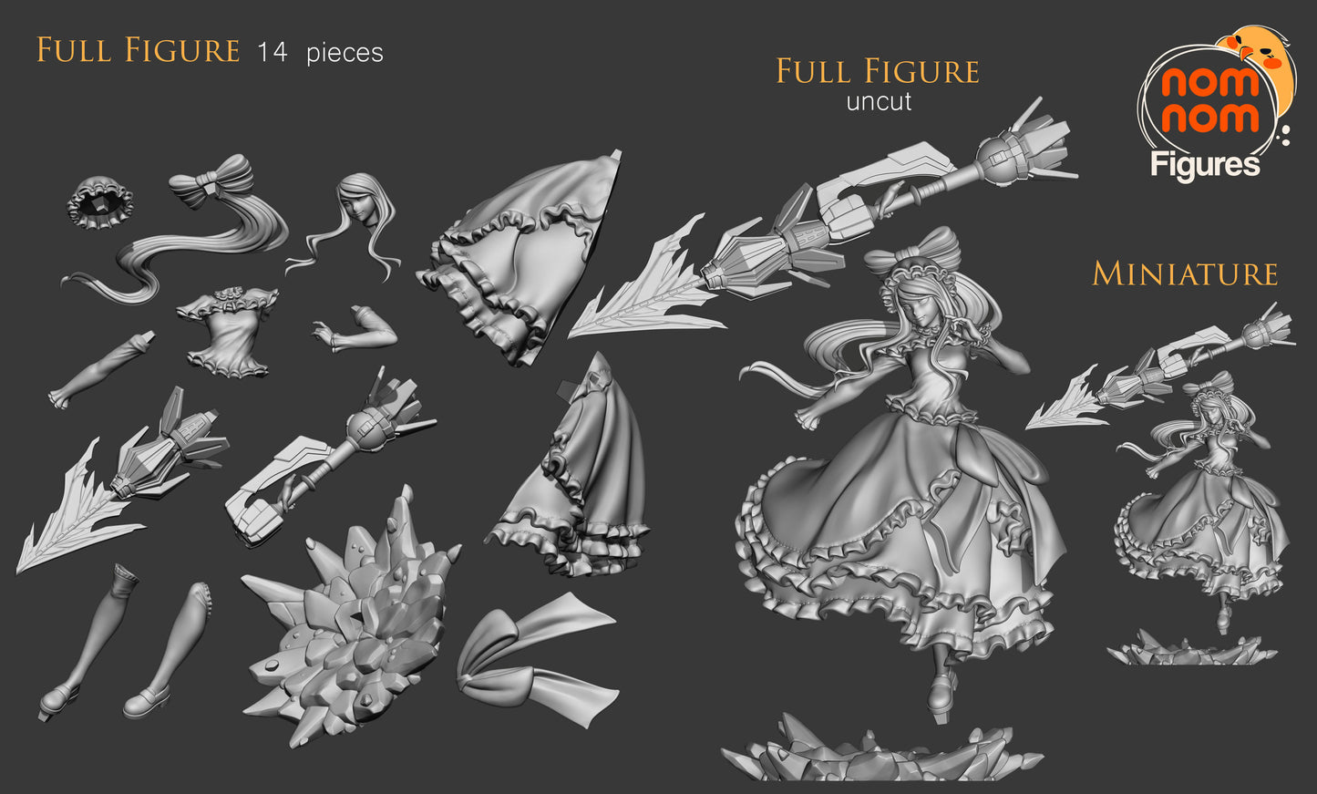 Shalltear Bloodfallen from Overlord 3D Print Model