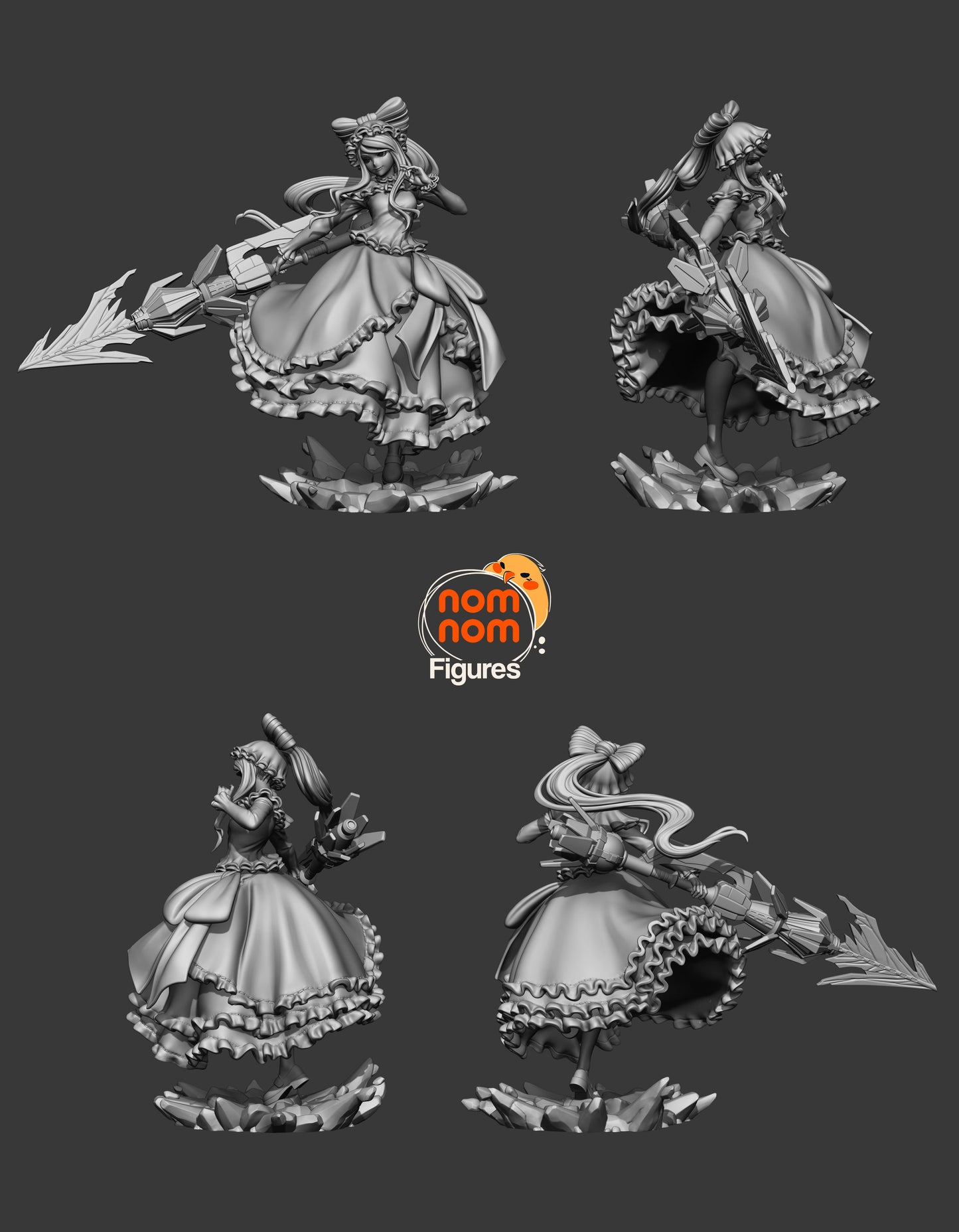 Shalltear Bloodfallen from Overlord 3D Print Model