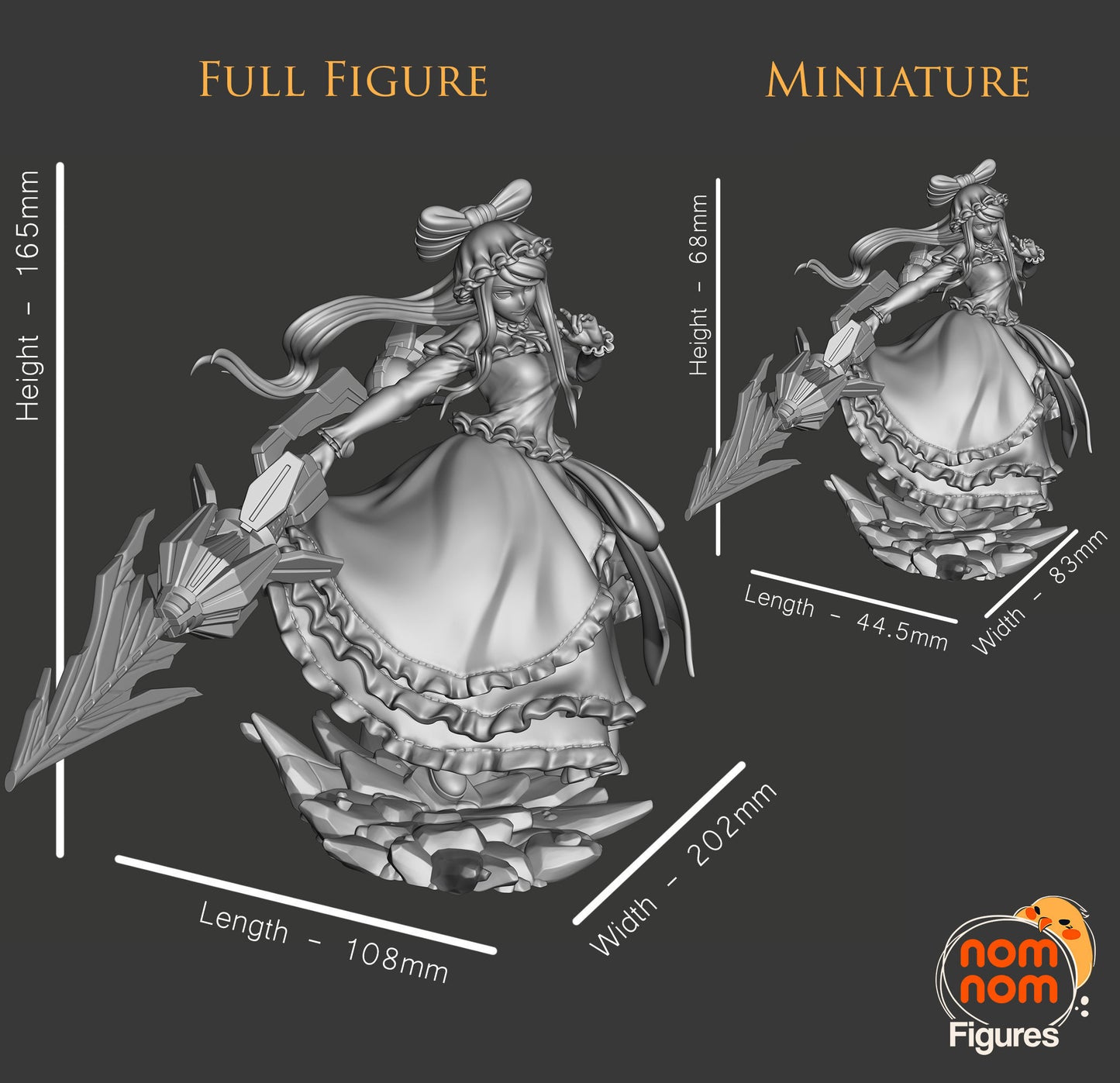 Shalltear Bloodfallen from Overlord 3D Print Model