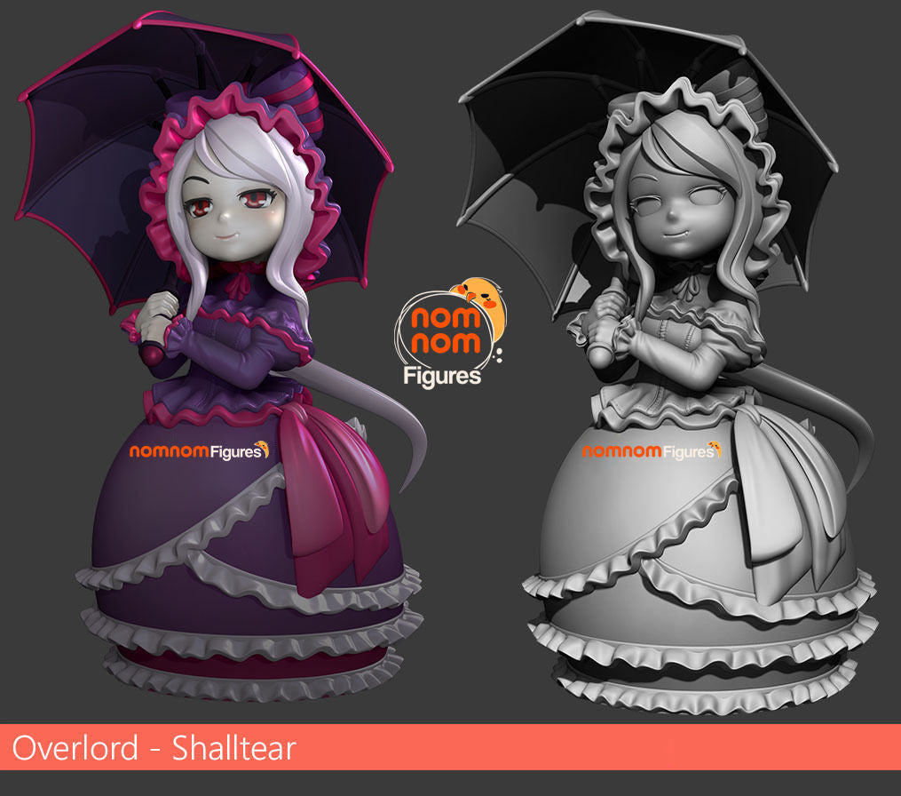 Shalltear Overlord Chibi 3D Print Model