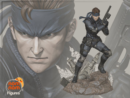 Solid Snake - Metal Gear Solid 3D Print Model