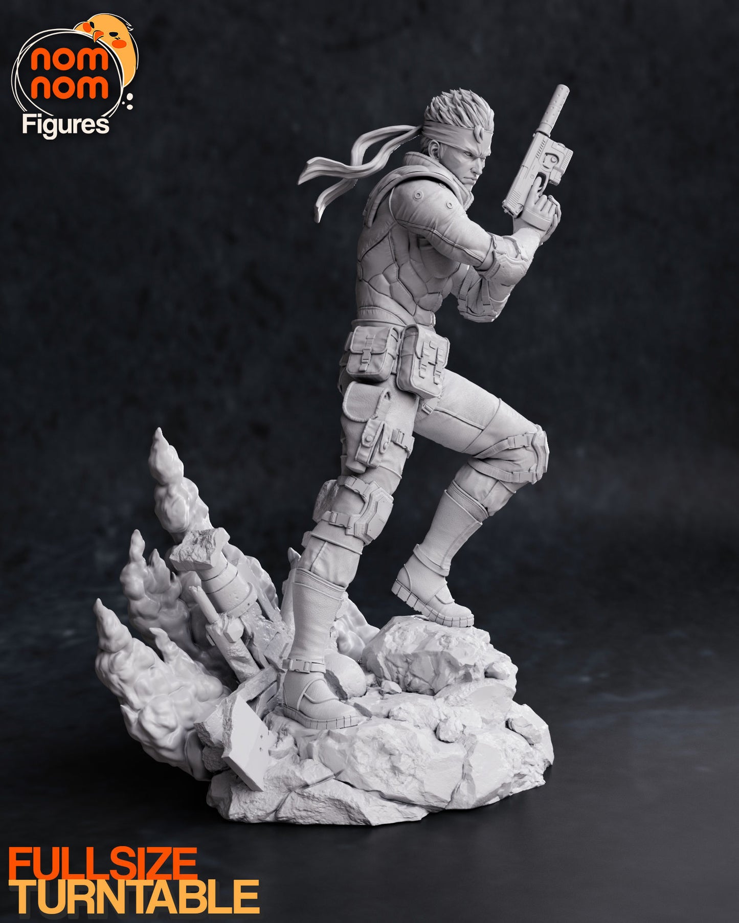 Solid Snake - Metal Gear Solid 3D Print Model