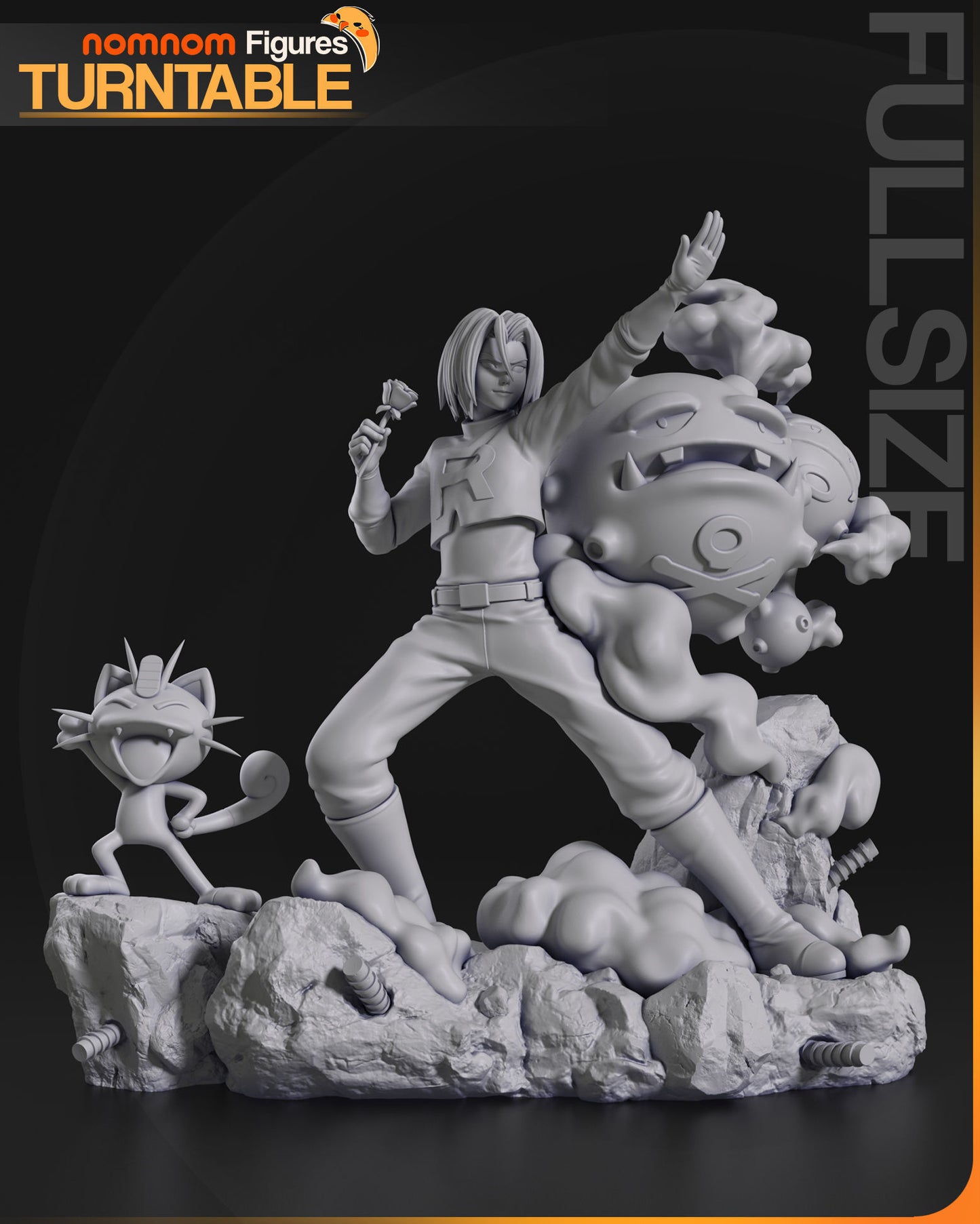 Team Rocket - Diorama Pokemon 3D Print Model