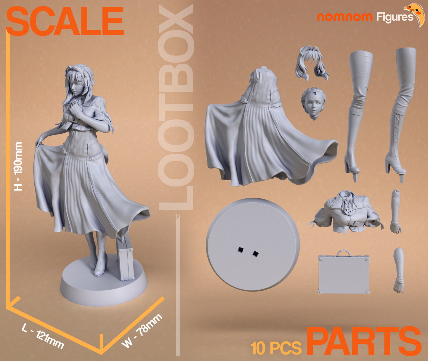 Violet Evergarden 3D Print Model