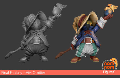 Vivi Ornitier with Baby Chocobo 3D Print Model