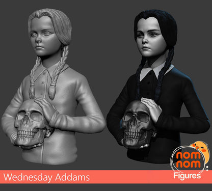 Wednesday Addams 3D Print Model