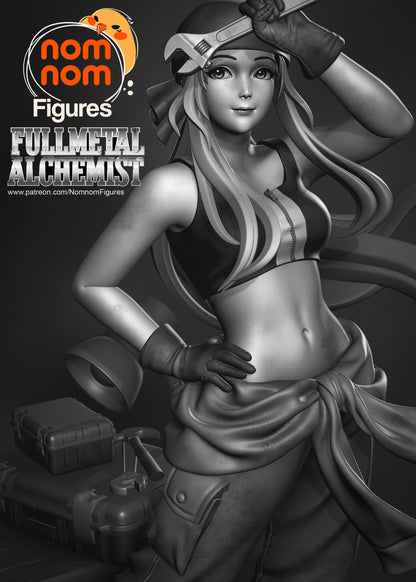 Winry Rockbell - Full Metal Alchemist 3D Print Model