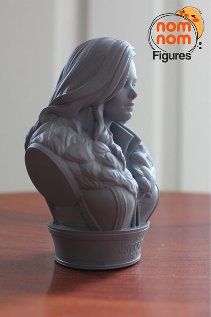 Witcher Yennefer Bust Version 3D Print Model