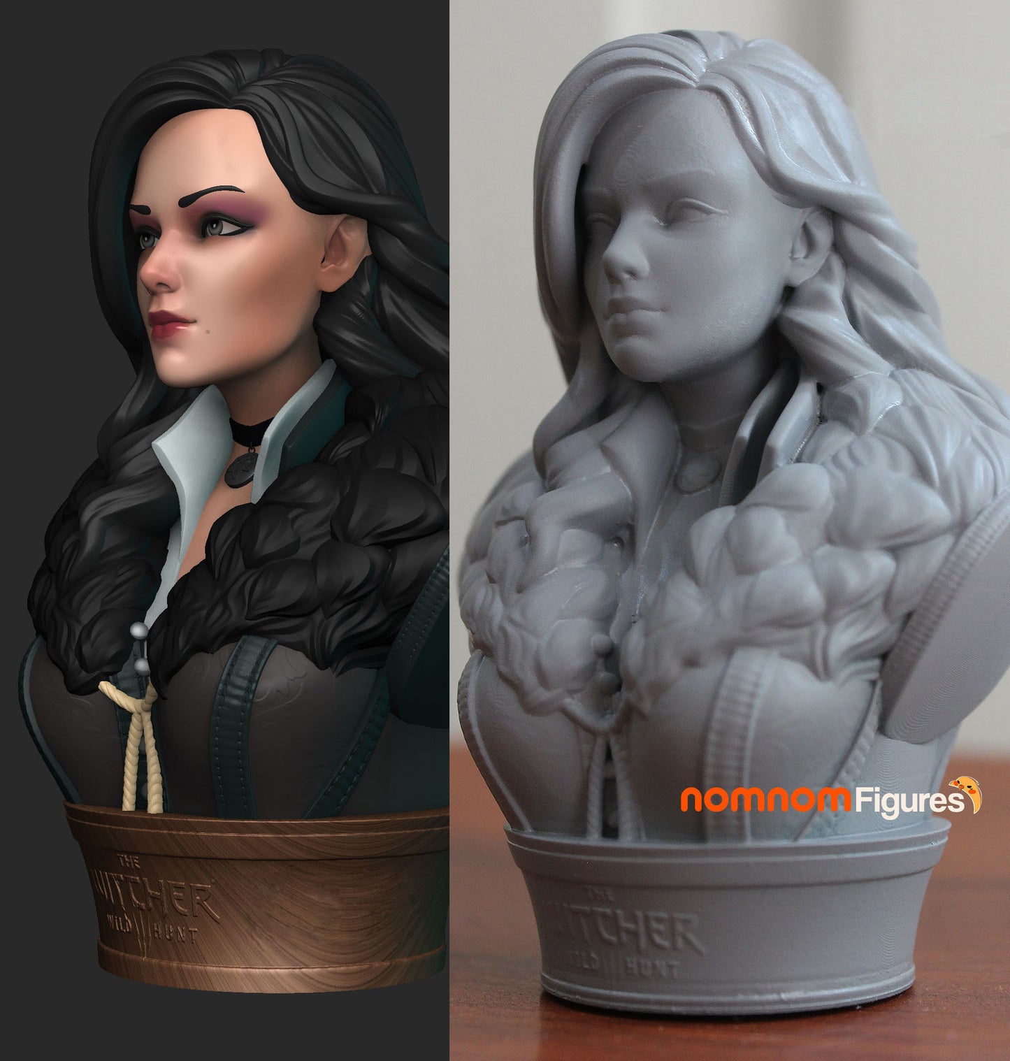 Witcher Yennefer Bust Version 3D Print Model