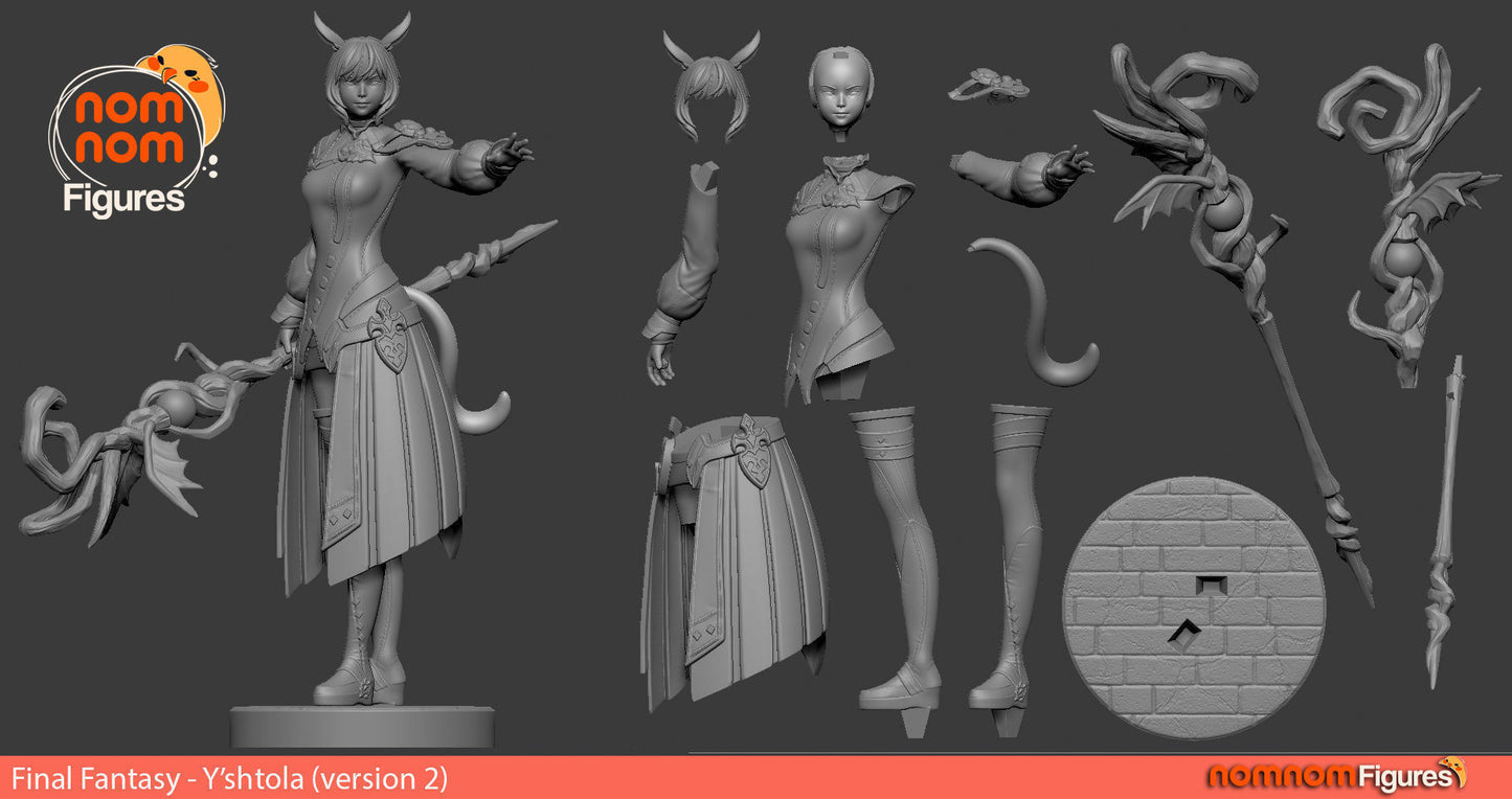 Yshtola Final Fantasy XIV - Version 2 3D Print Model