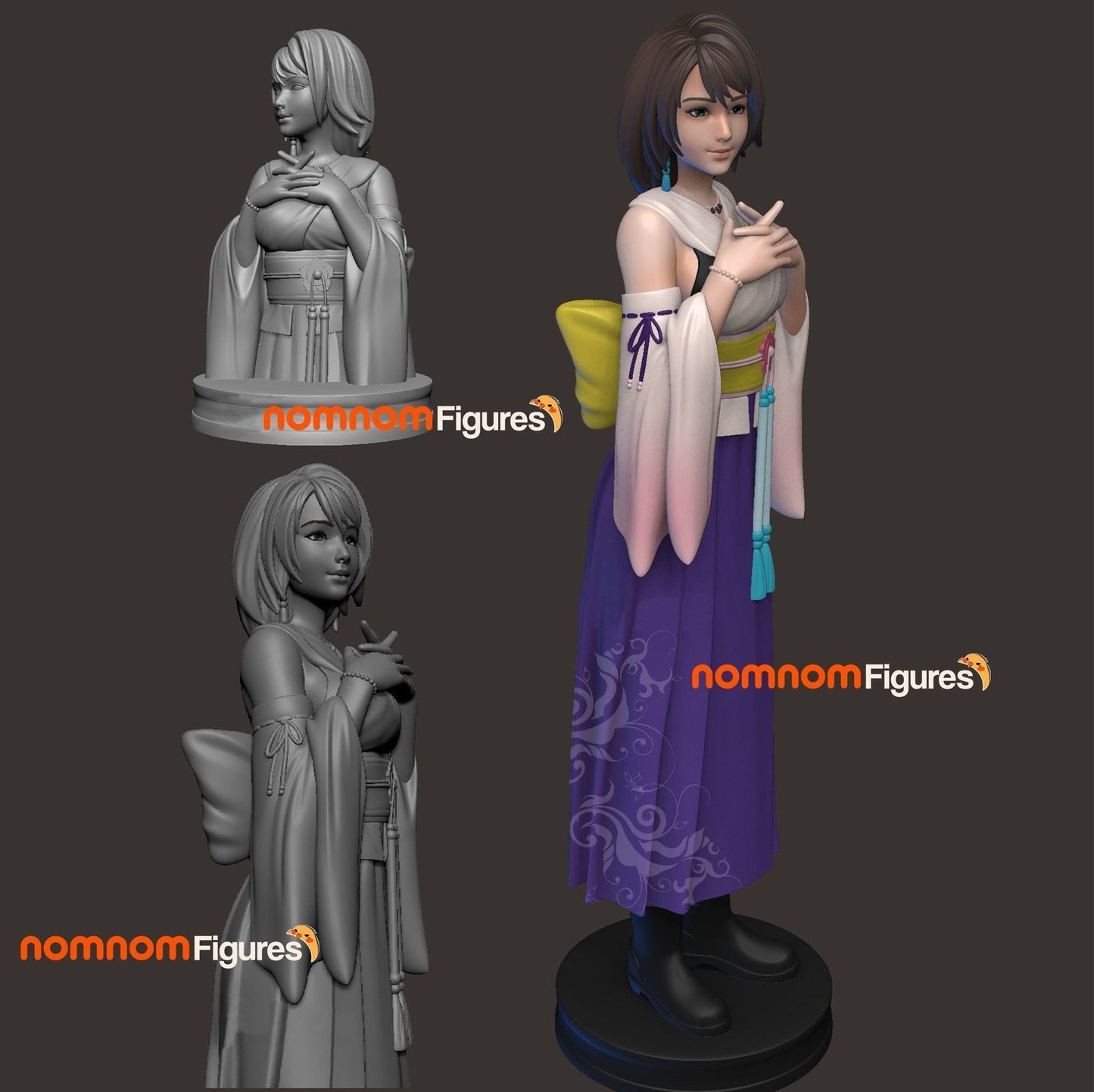 Yuna from Final Fantasy X 3D Print Model