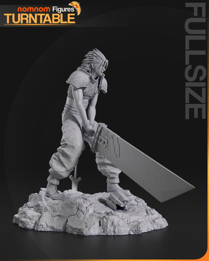 Zack Fair - Final Fantasy VII 3D Print Model