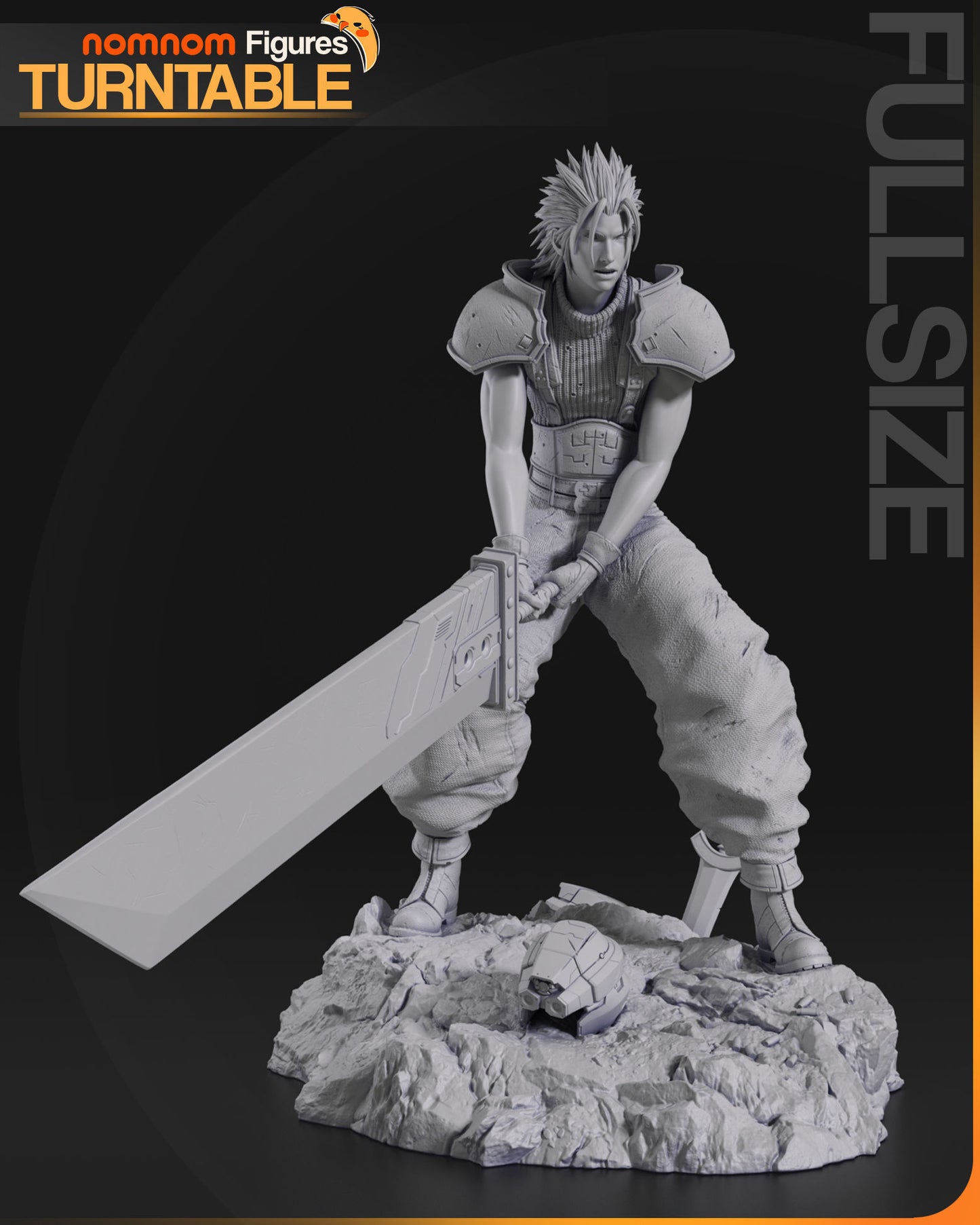 Zack Fair - Final Fantasy VII 3D Print Model