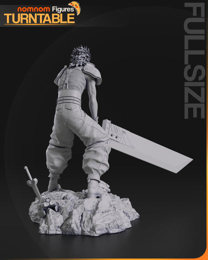 Zack Fair - Final Fantasy VII 3D Print Model