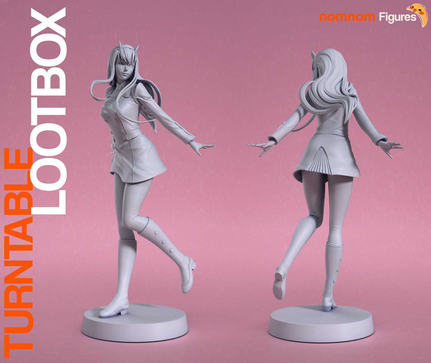 Zero Two - Darling in the Franxx 3D Print Model